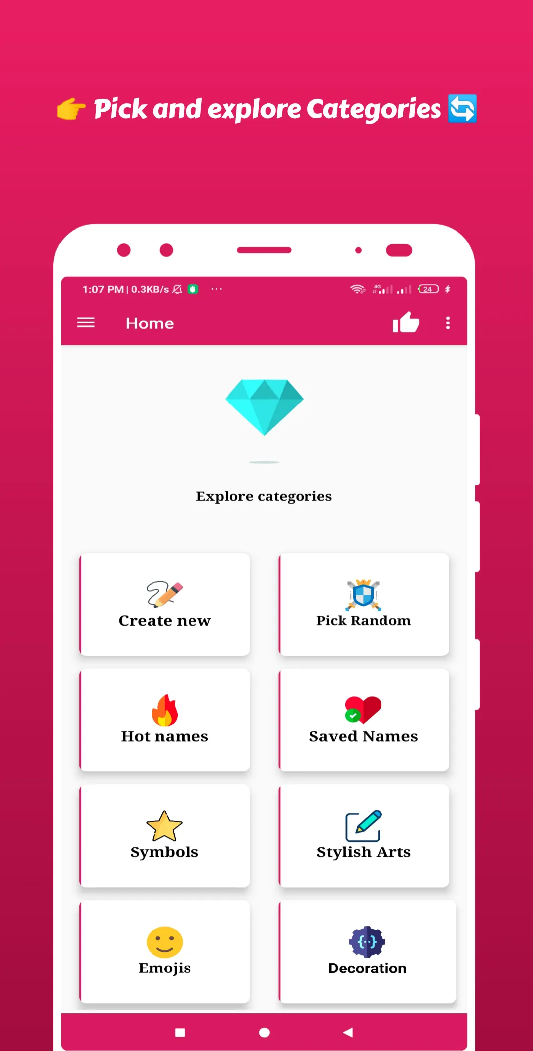 Nickname Finder Name Generator | Indus Appstore | Screenshot