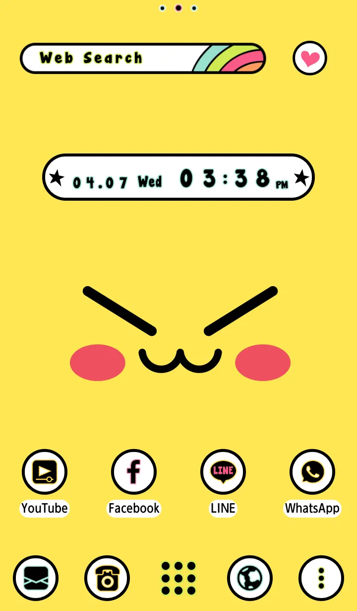 Cute Expressions Theme +HOME | Indus Appstore | Screenshot