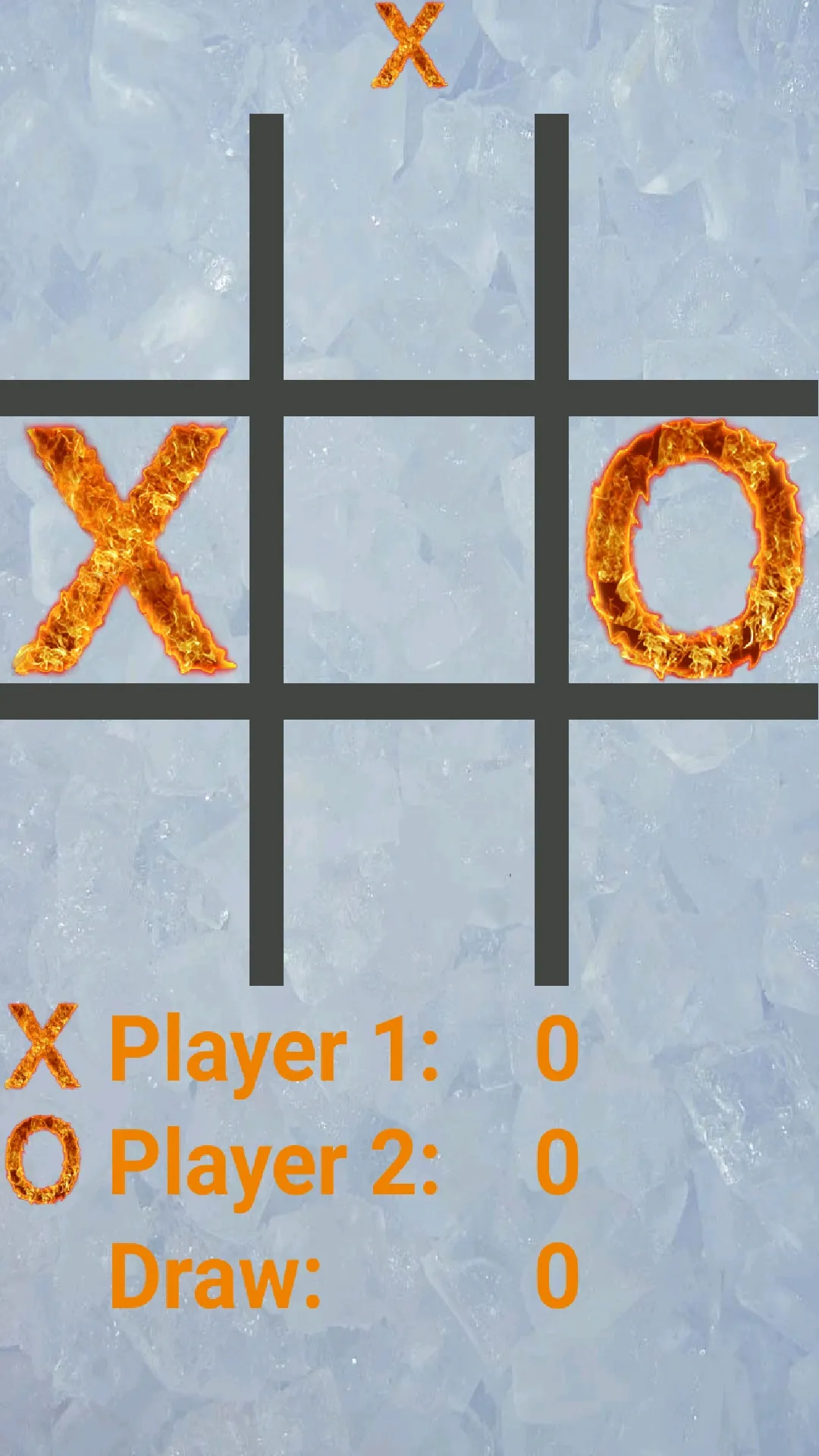 Tic Tac Toe Ice And Fire | Indus Appstore | Screenshot