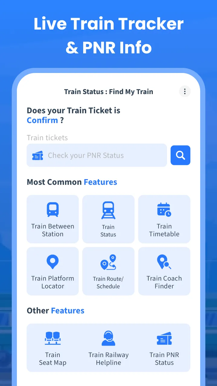 Train Status : Find My Train | Indus Appstore | Screenshot