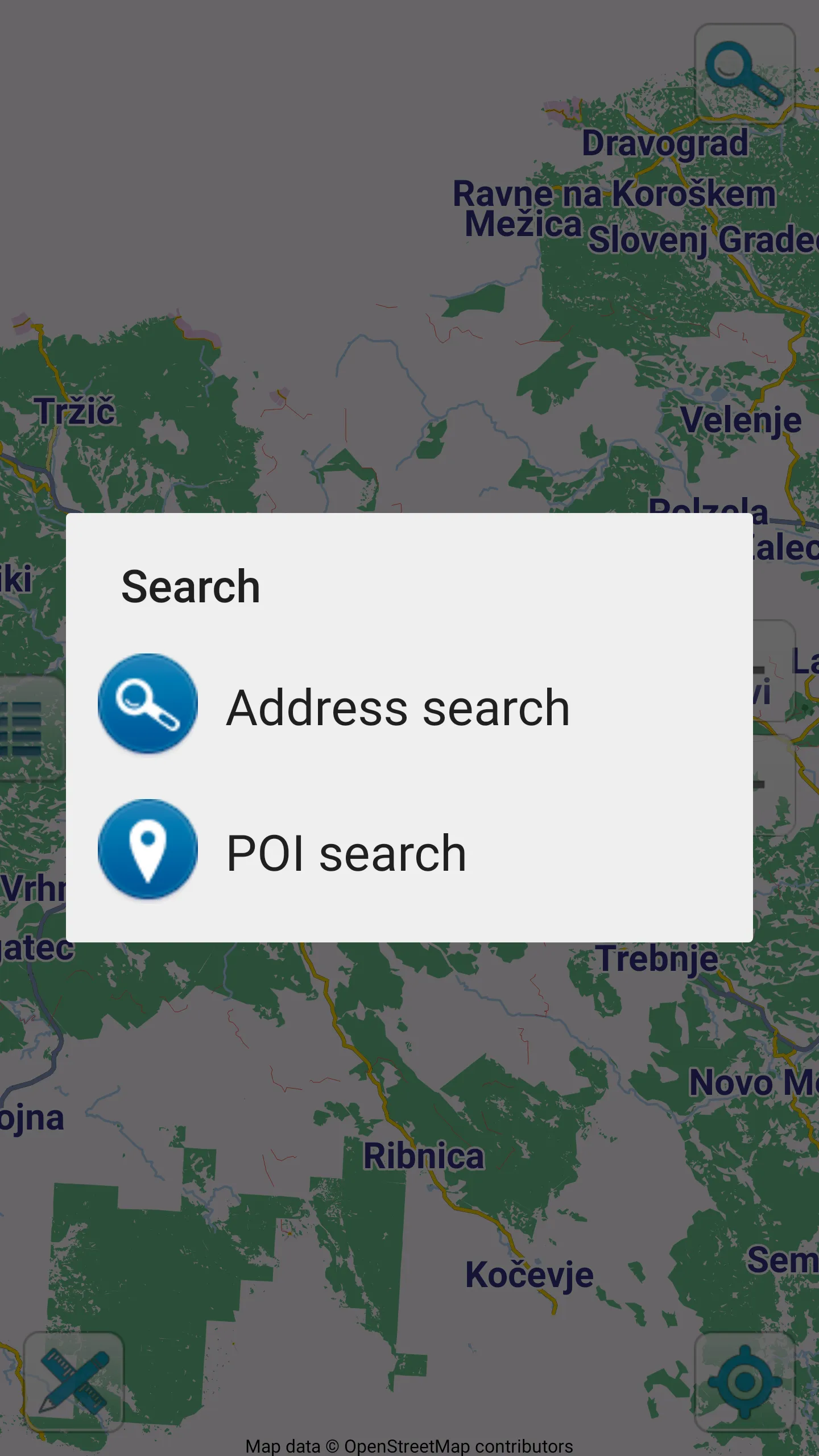 Map of Slovenia offline | Indus Appstore | Screenshot