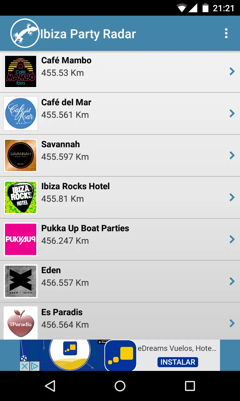 Ibiza Party Radar | Indus Appstore | Screenshot