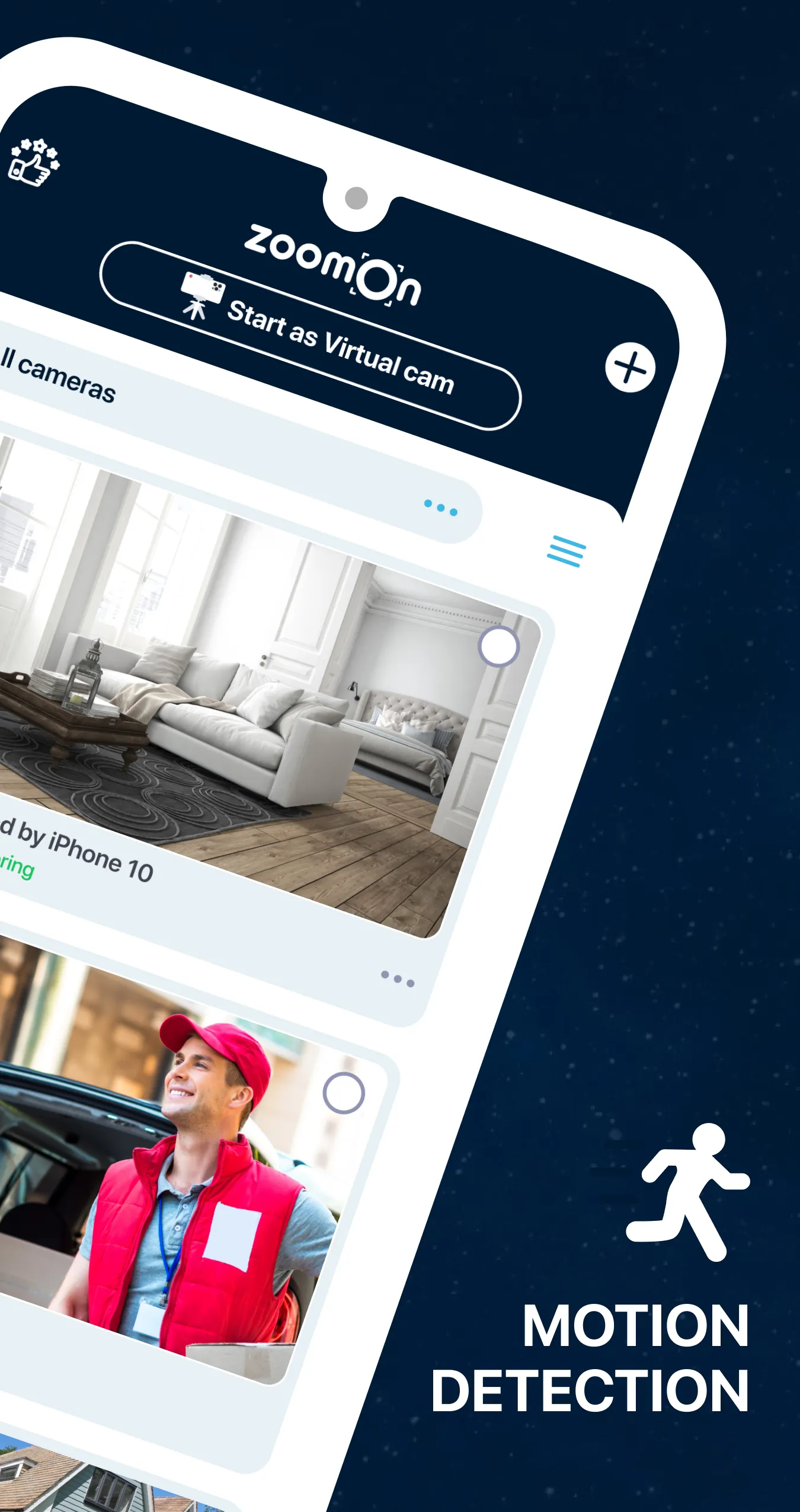 ZoomOn Home Security Camera | Indus Appstore | Screenshot