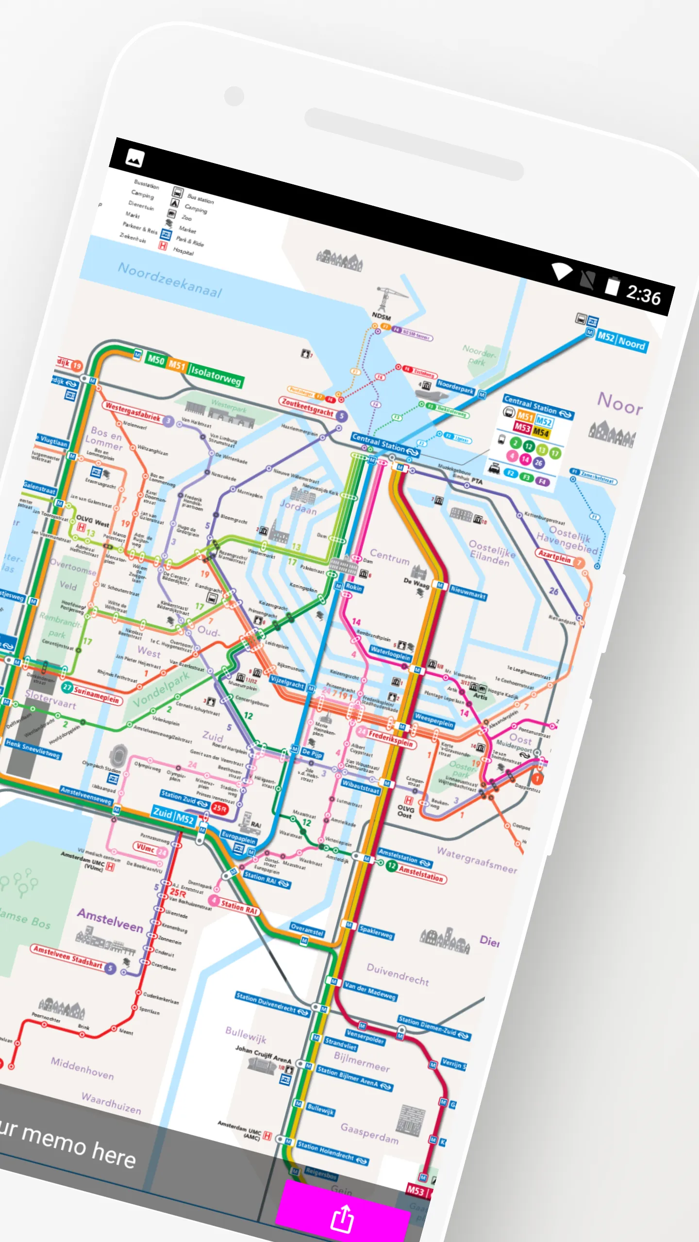 Amsterdam Metro Rail GVB Guide | Indus Appstore | Screenshot