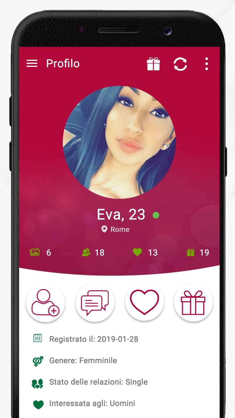 Italy Chat and Dating | Indus Appstore | Screenshot