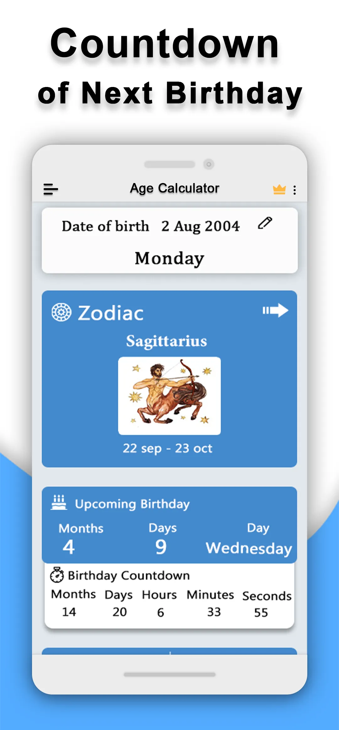 Age Calculator | Date of Birth | Indus Appstore | Screenshot