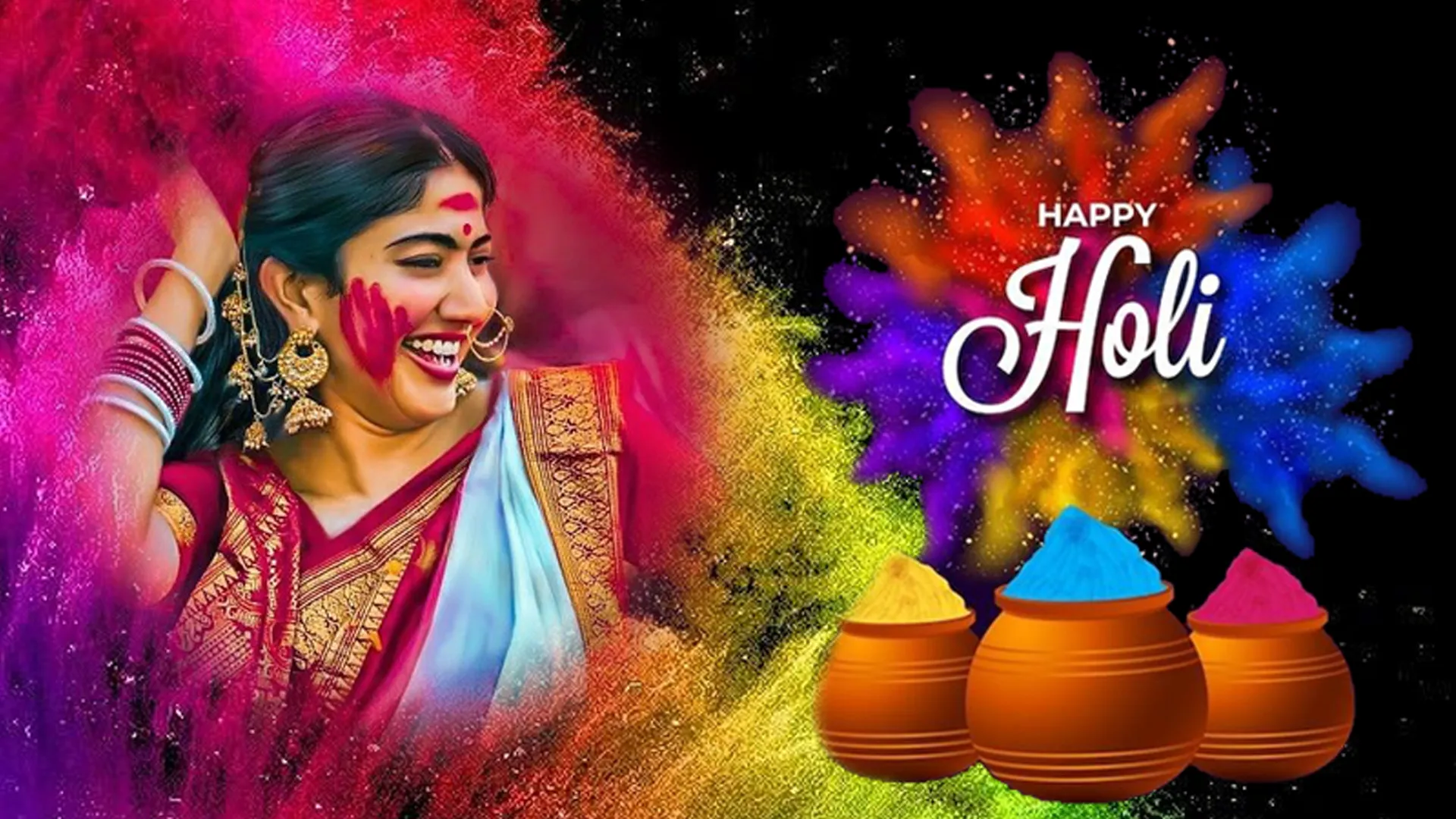 Happy holi photo frame 2024 | Indus Appstore | Screenshot