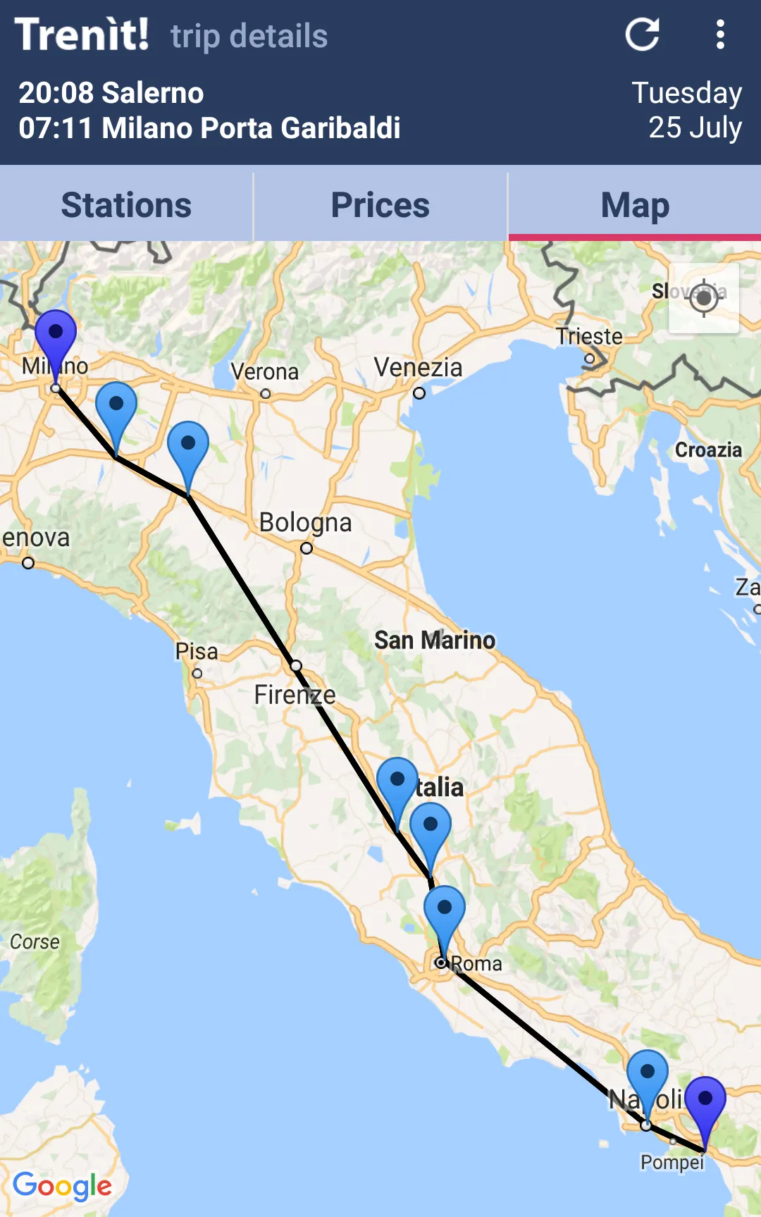 Trenit - find Trains in Italy | Indus Appstore | Screenshot