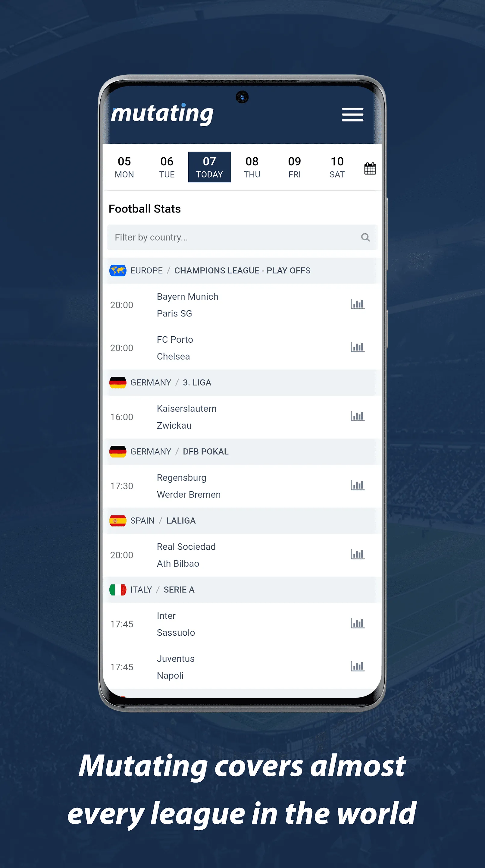 Football Stats - Mutating | Indus Appstore | Screenshot