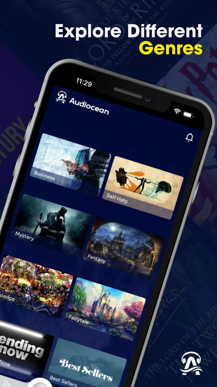 Audiocean: Comics & Audiobooks | Indus Appstore | Screenshot