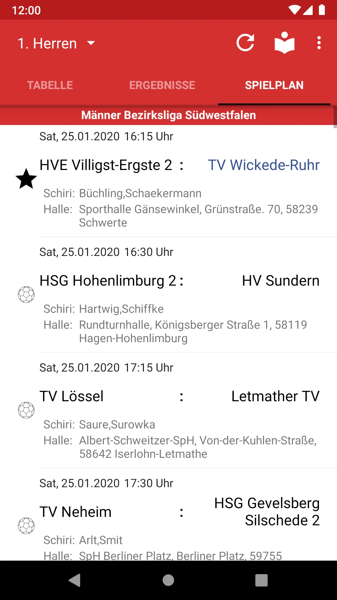 TV Wickede Handball | Indus Appstore | Screenshot