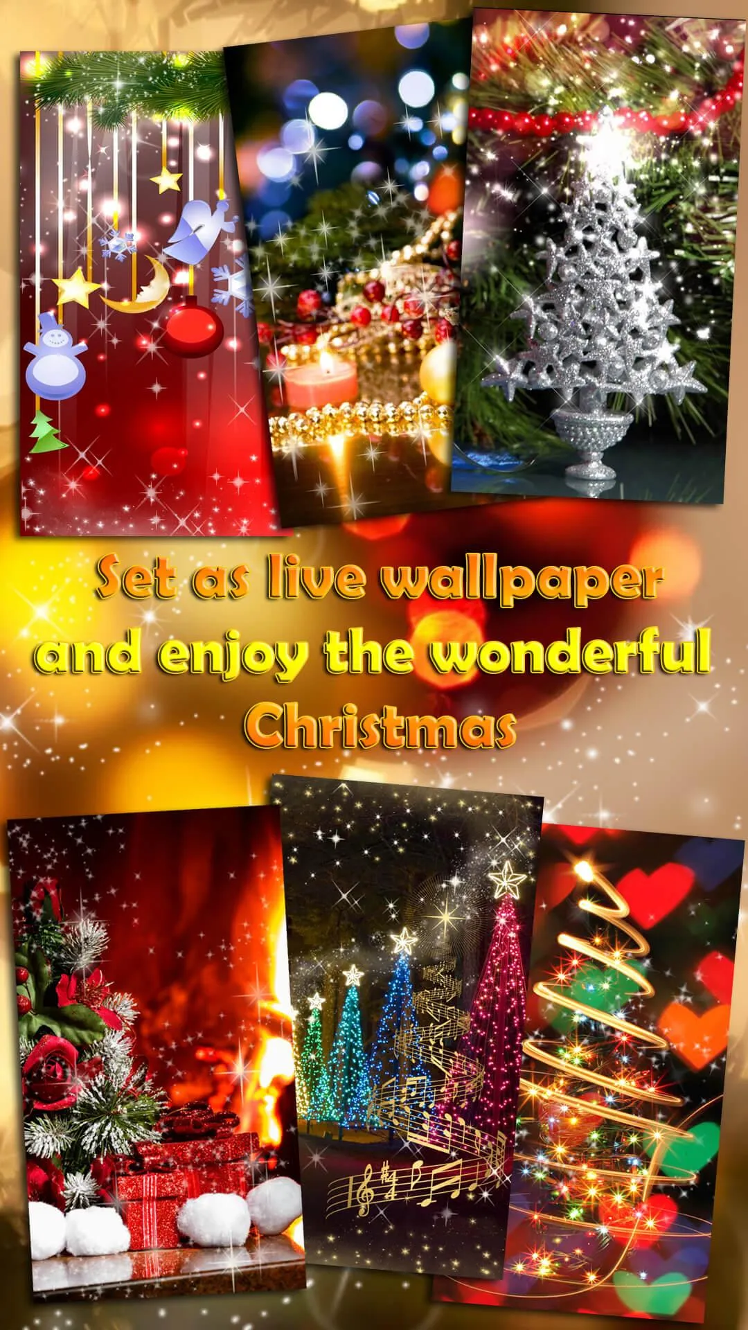 Christmas Magic Live Wallpaper | Indus Appstore | Screenshot