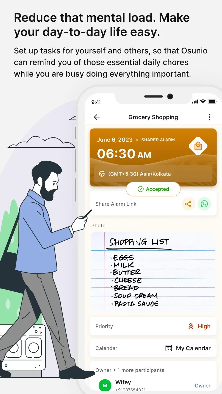 OsuniO - Alarms and Reminders | Indus Appstore | Screenshot