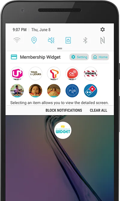 Membership Widget | Indus Appstore | Screenshot