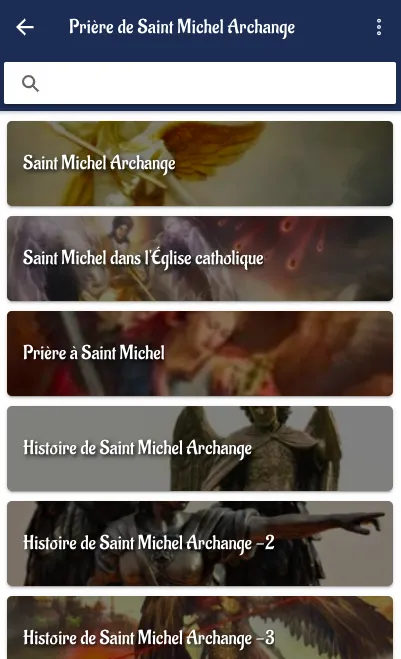 Prière a Saint Michel archange | Indus Appstore | Screenshot