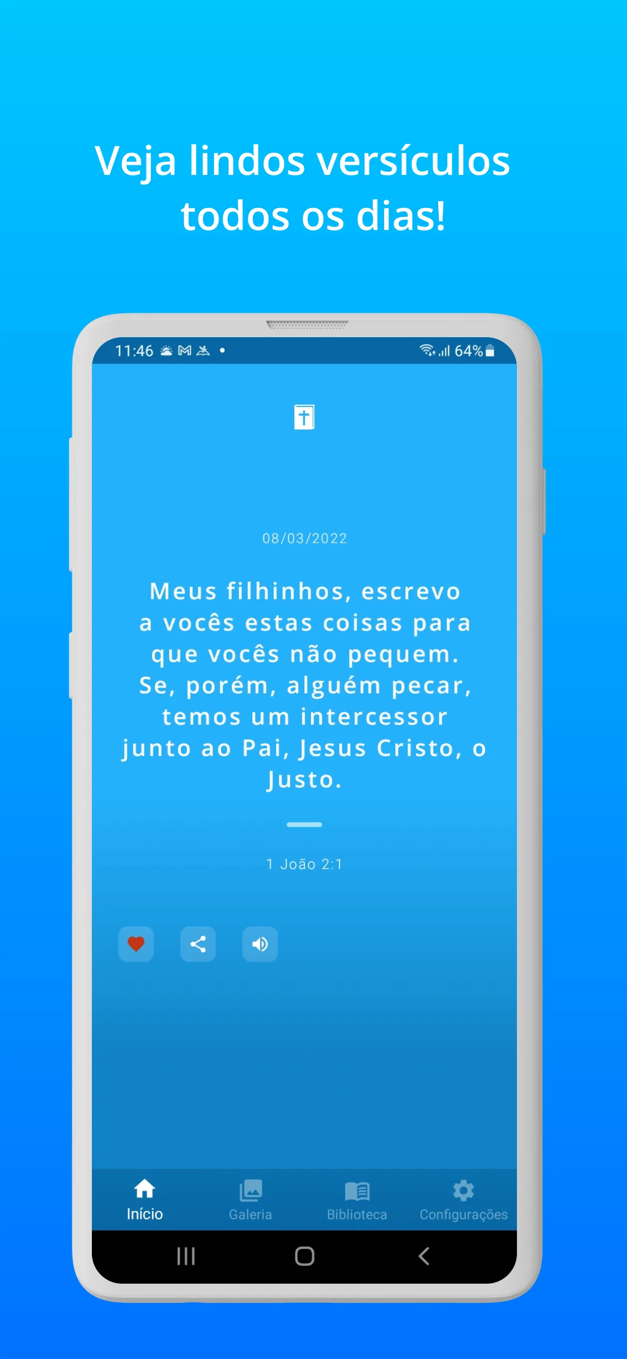 Versículo do dia | Indus Appstore | Screenshot