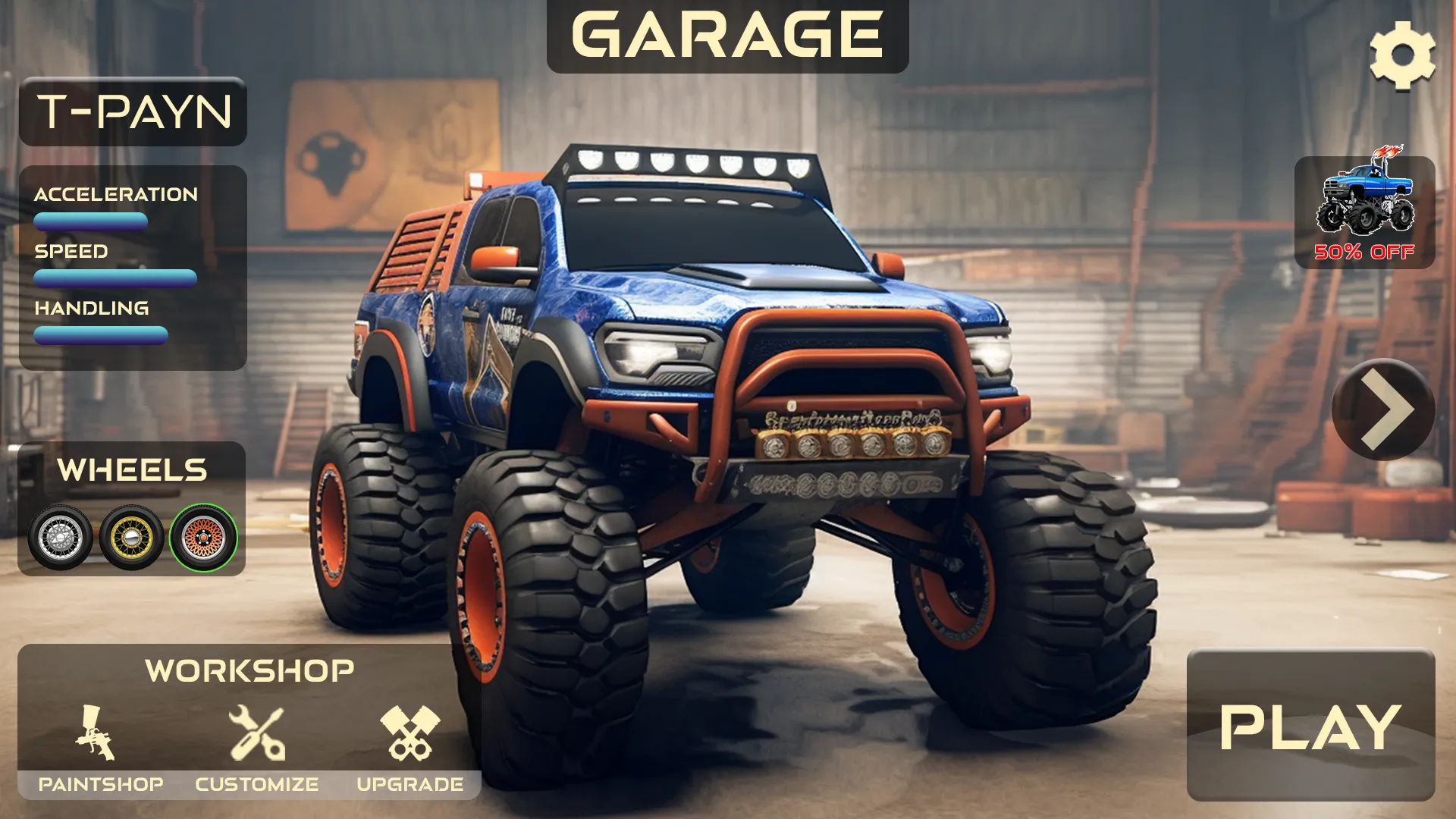 Monster Truck Stunt -Car Crash | Indus Appstore | Screenshot