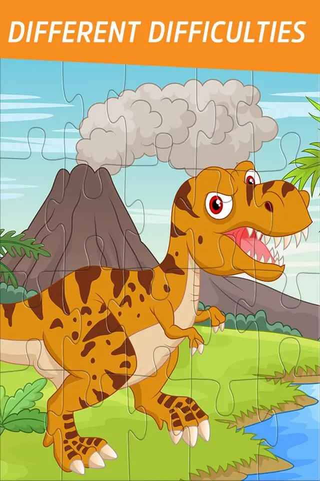 Dinosaur Puzzle Games For Kids | Indus Appstore | Screenshot