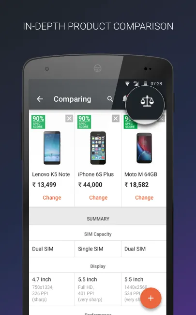 Mobile Price Comparison App | Indus Appstore | Screenshot