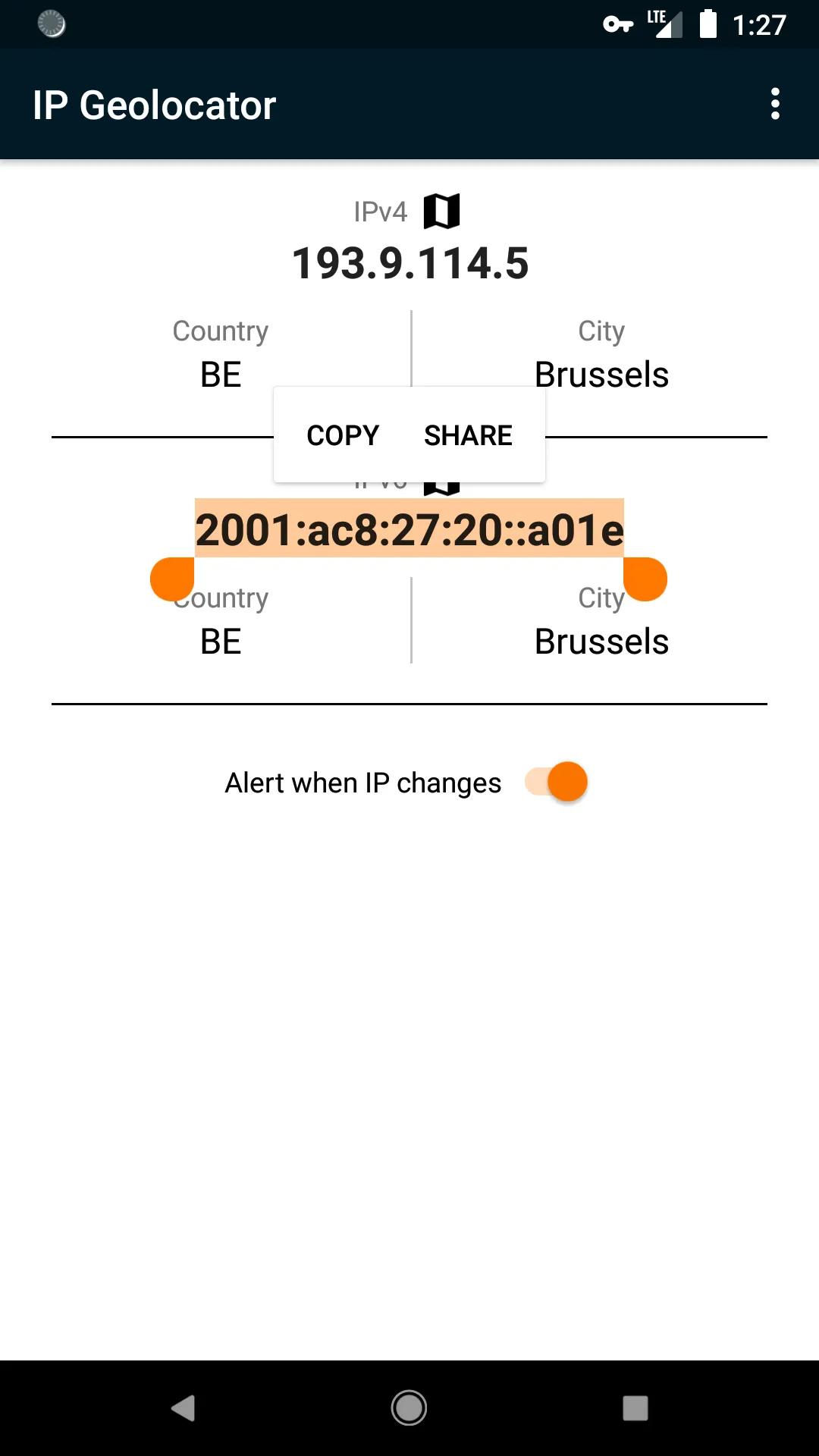 IP Address & Geolocation (IPv4 | Indus Appstore | Screenshot