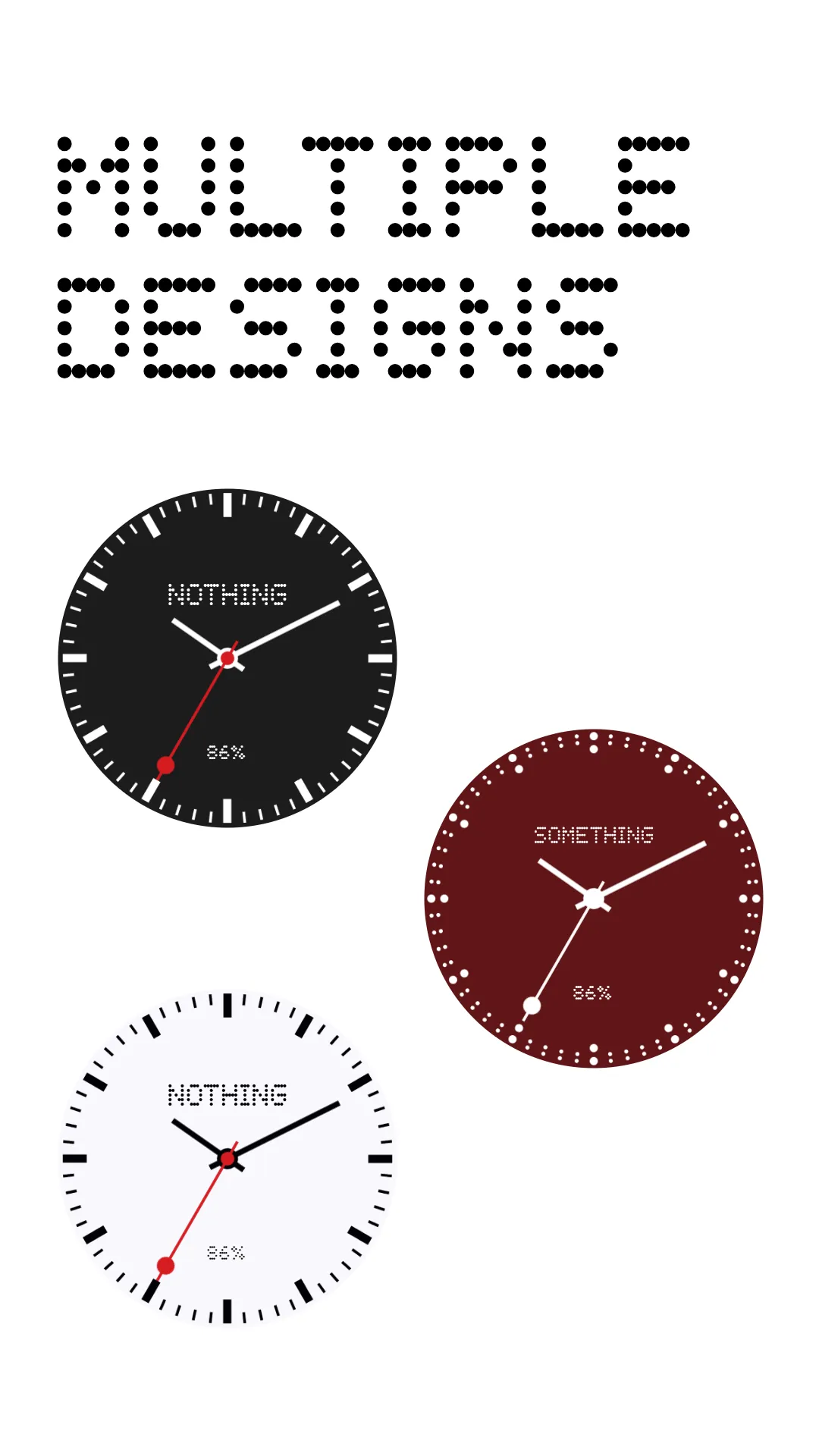 Nothing OS Watch Face | Indus Appstore | Screenshot