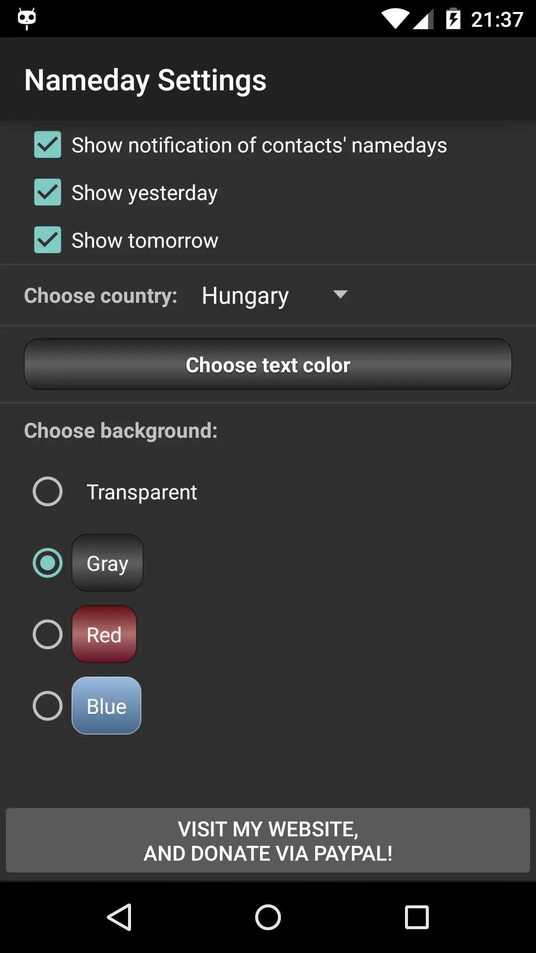 Nameday | Indus Appstore | Screenshot