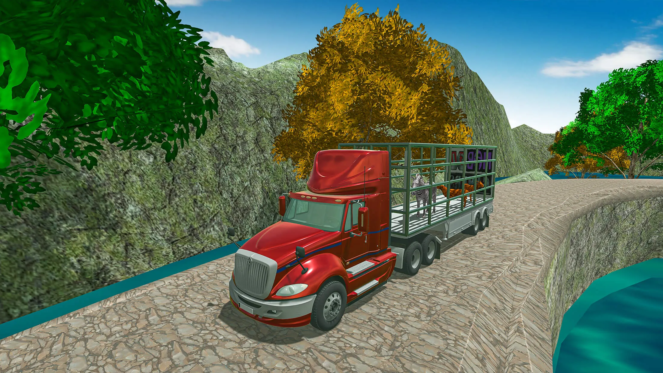 Wild Animal Truck Simulator | Indus Appstore | Screenshot