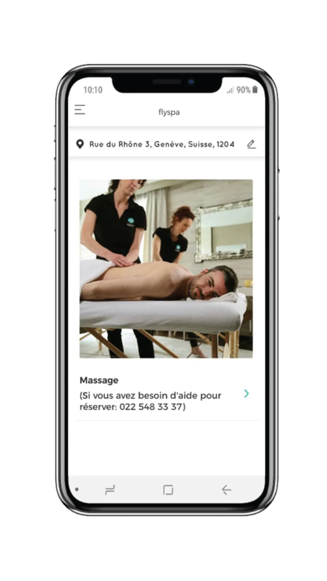 flyspa - In-home massage | Indus Appstore | Screenshot