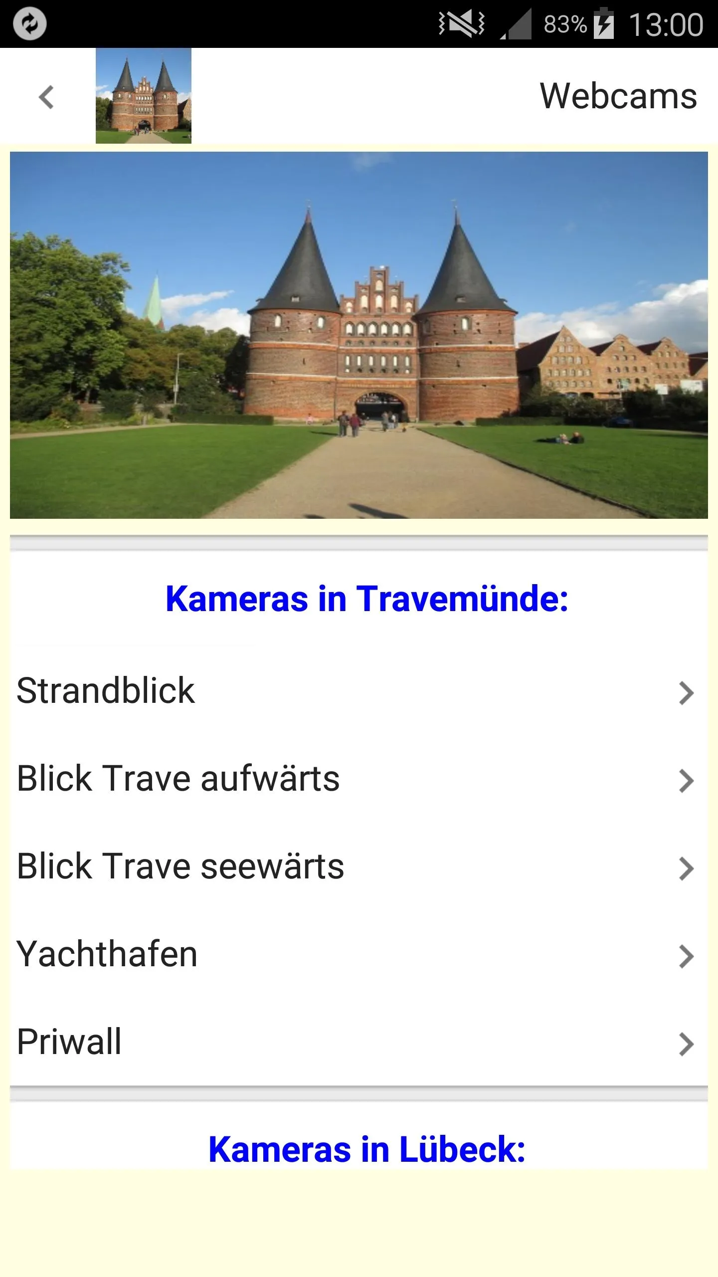 Travemünde + Lübeck UrlaubsApp | Indus Appstore | Screenshot