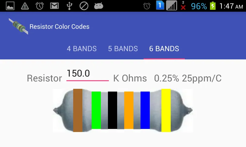 Resistor Color Codes | Indus Appstore | Screenshot