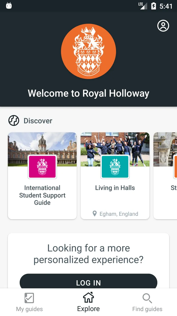 Official Royal Holloway app | Indus Appstore | Screenshot