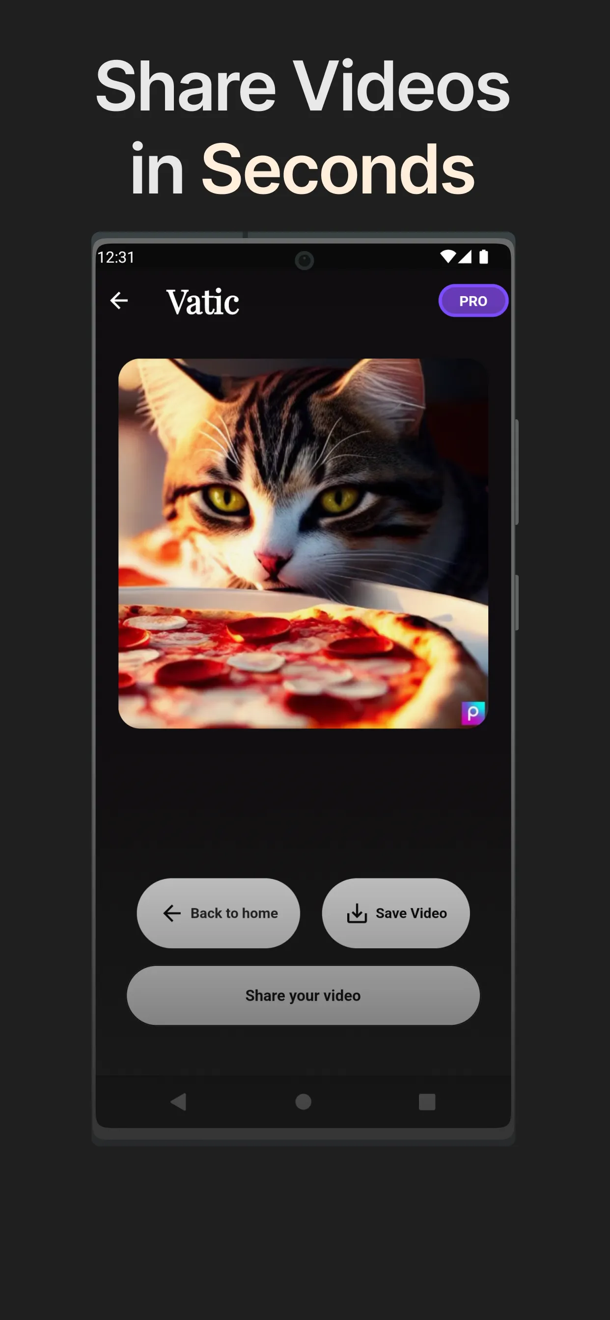 Vatic - AI Video Generator | Indus Appstore | Screenshot