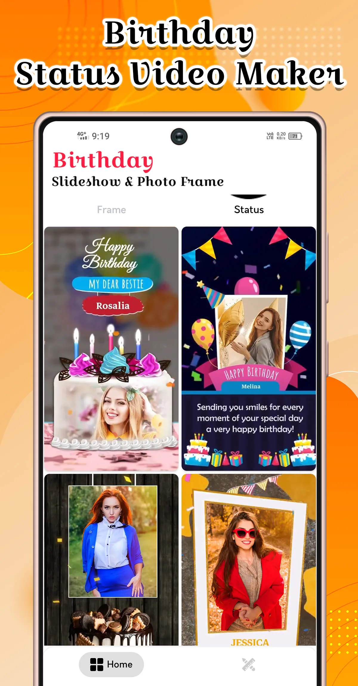 Birthday Song Video Maker | Indus Appstore | Screenshot