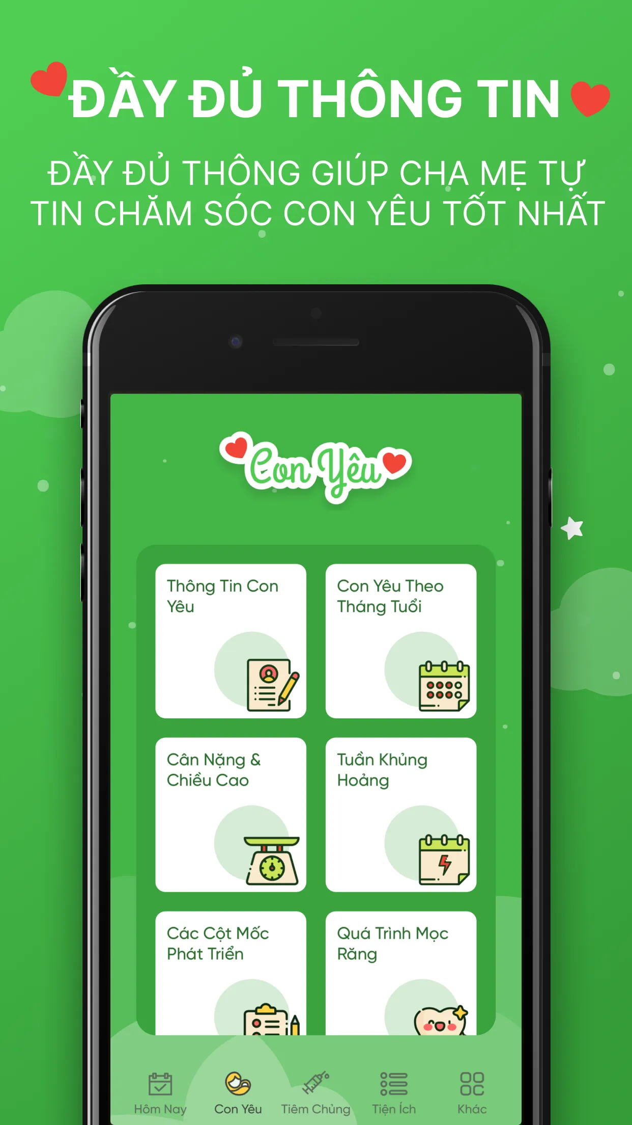 Con Yêu - App Cho Mẹ Và Bé | Indus Appstore | Screenshot