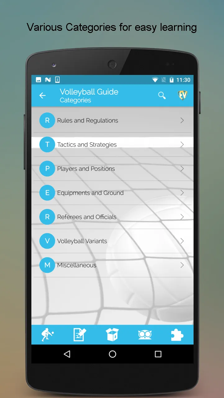 Volleyball Dictionary | Indus Appstore | Screenshot