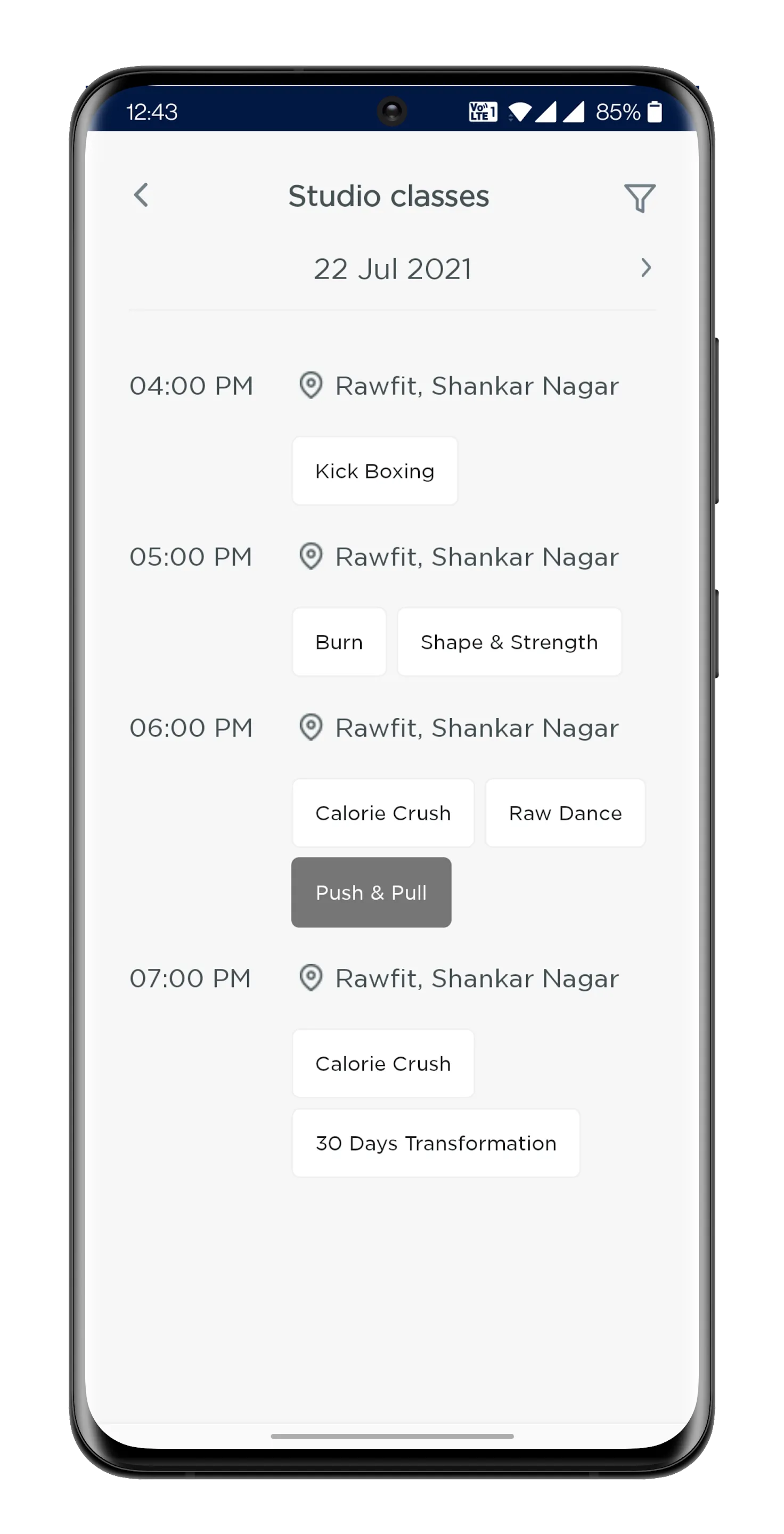 Rawfit - Raipur based Gym | Indus Appstore | Screenshot