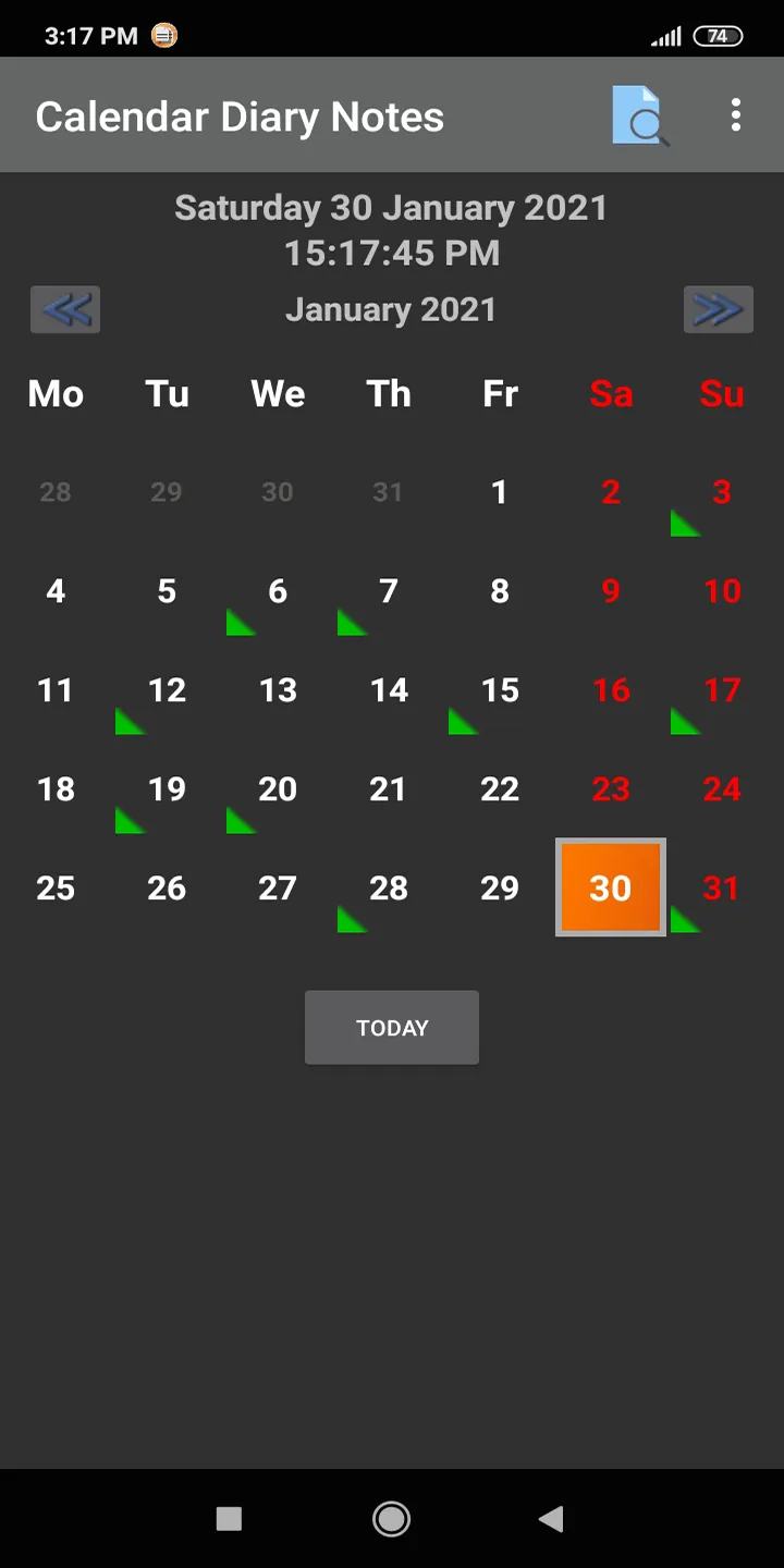 Calendar Diary Notes | Indus Appstore | Screenshot