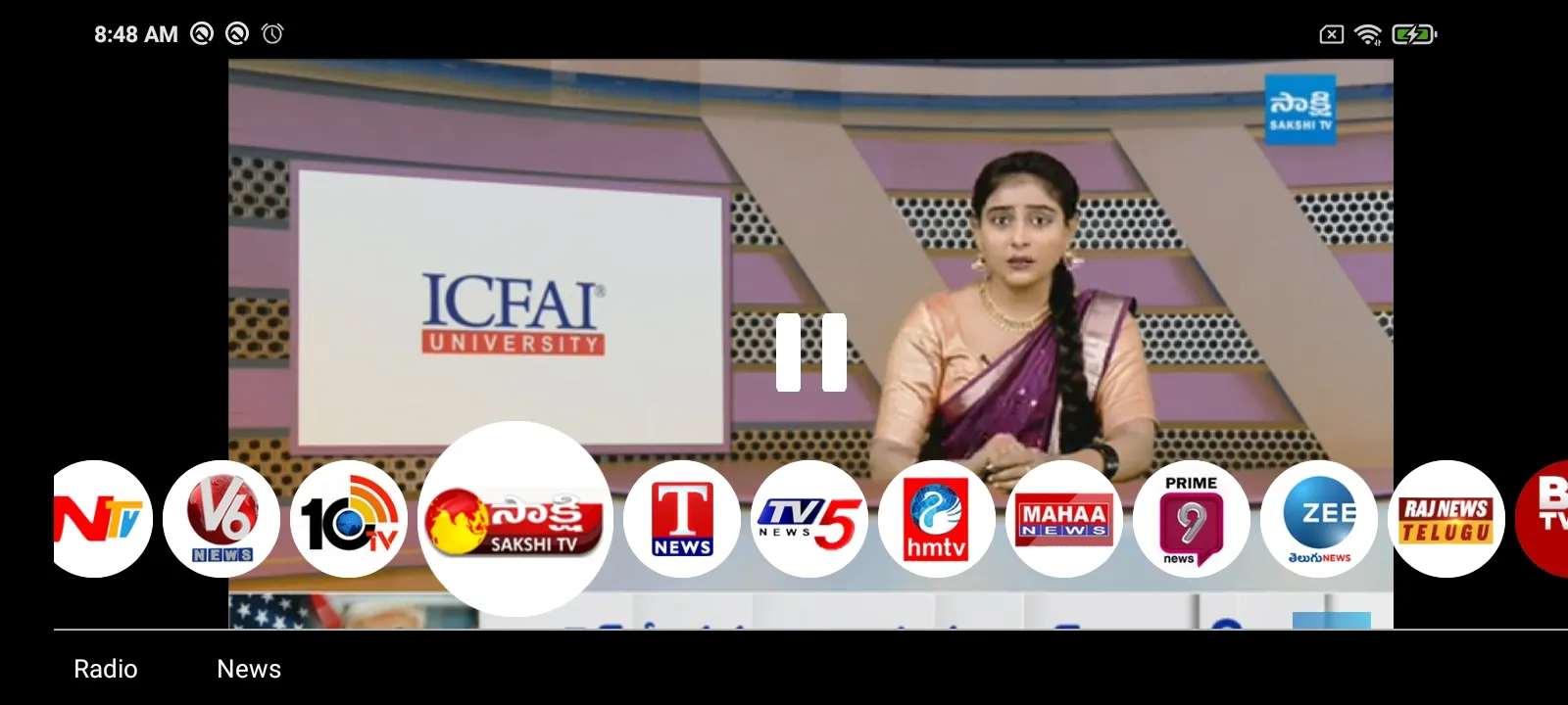 Telugu Live Radio and TV | Indus Appstore | Screenshot