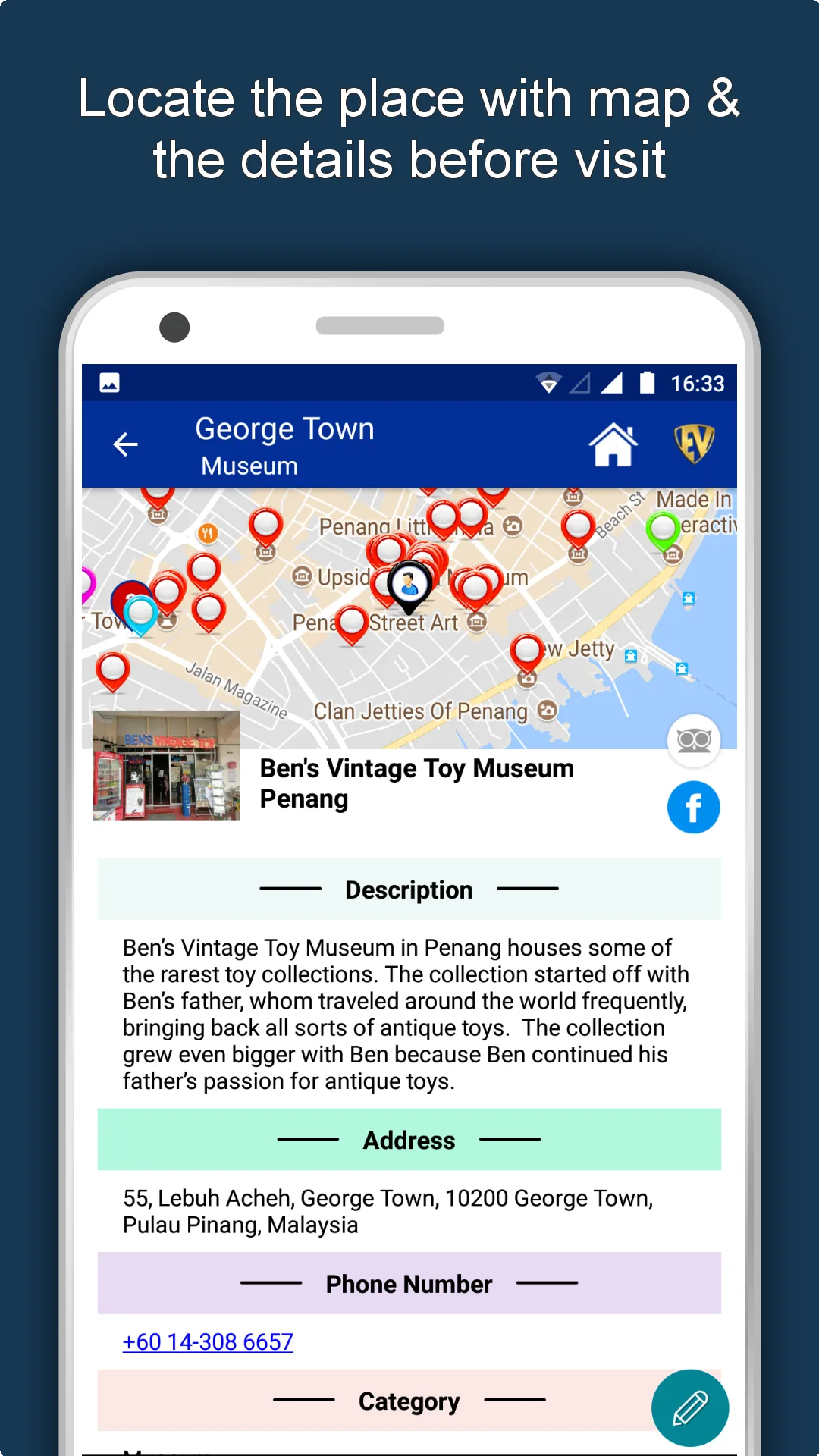 George Town Travel & Explore,  | Indus Appstore | Screenshot