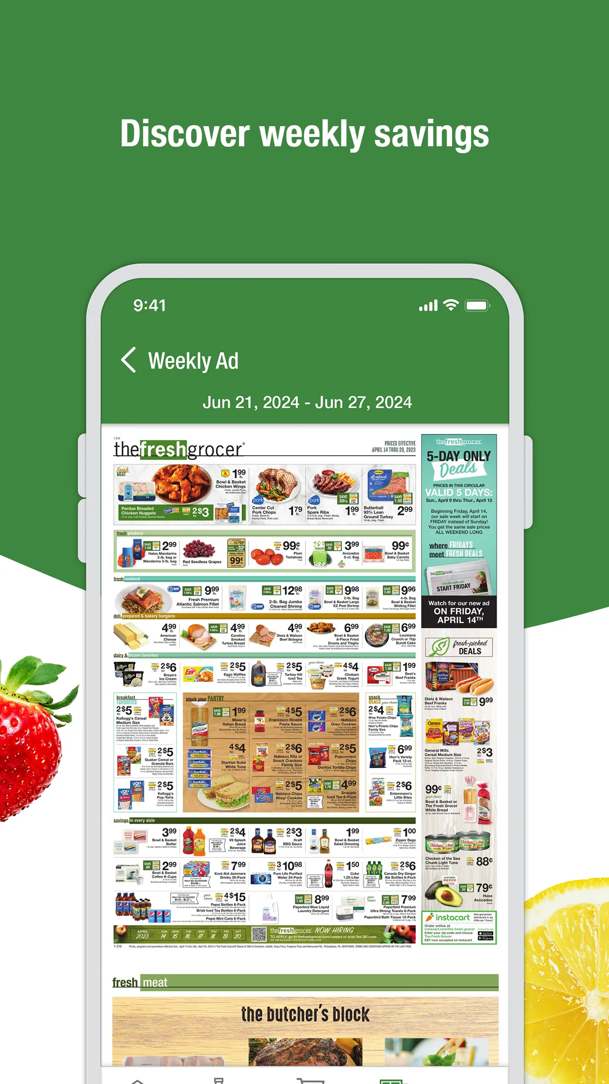 The Fresh Grocer: Shop & Save | Indus Appstore | Screenshot