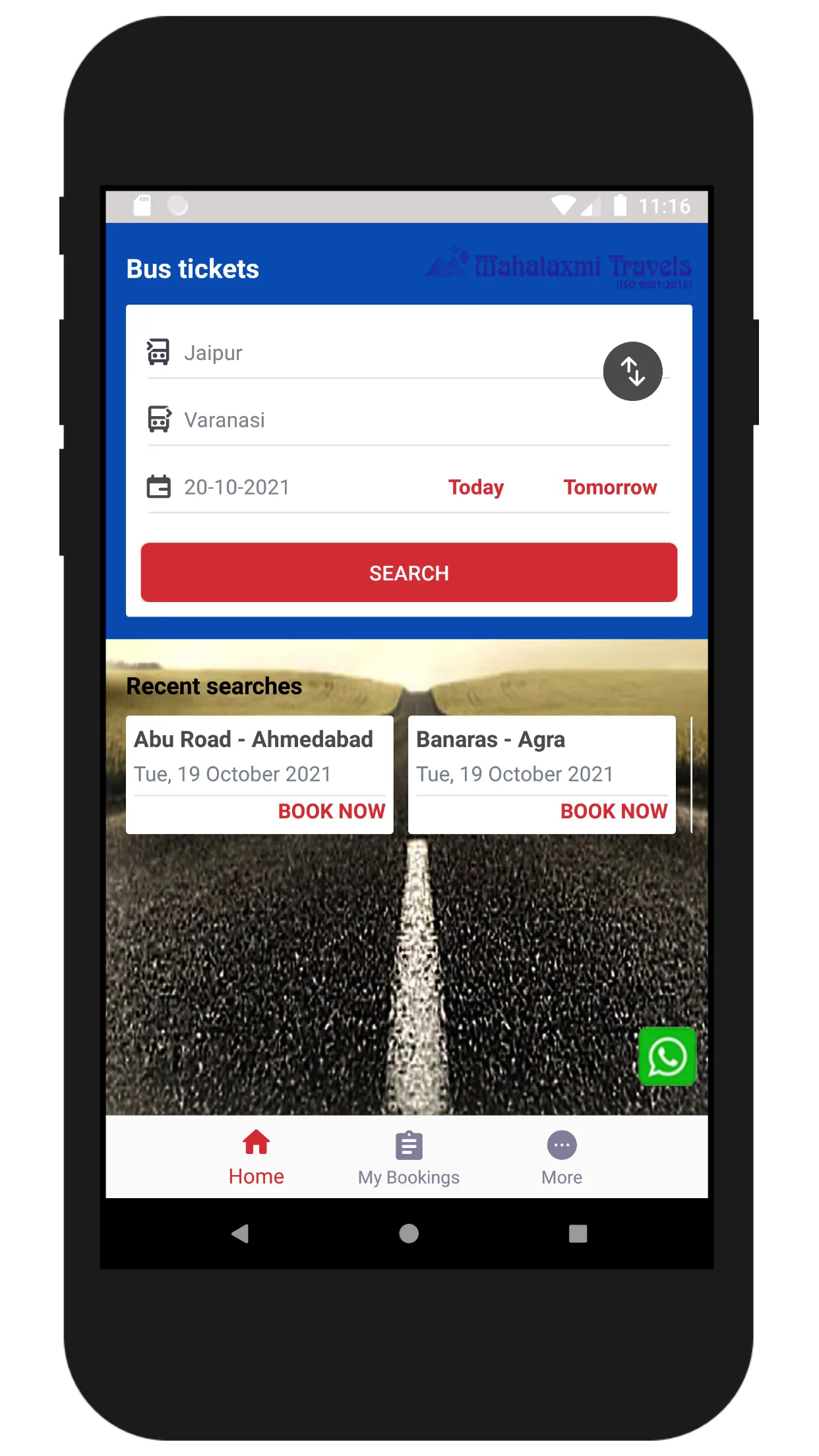 Mahalaxmi Travels | Indus Appstore | Screenshot