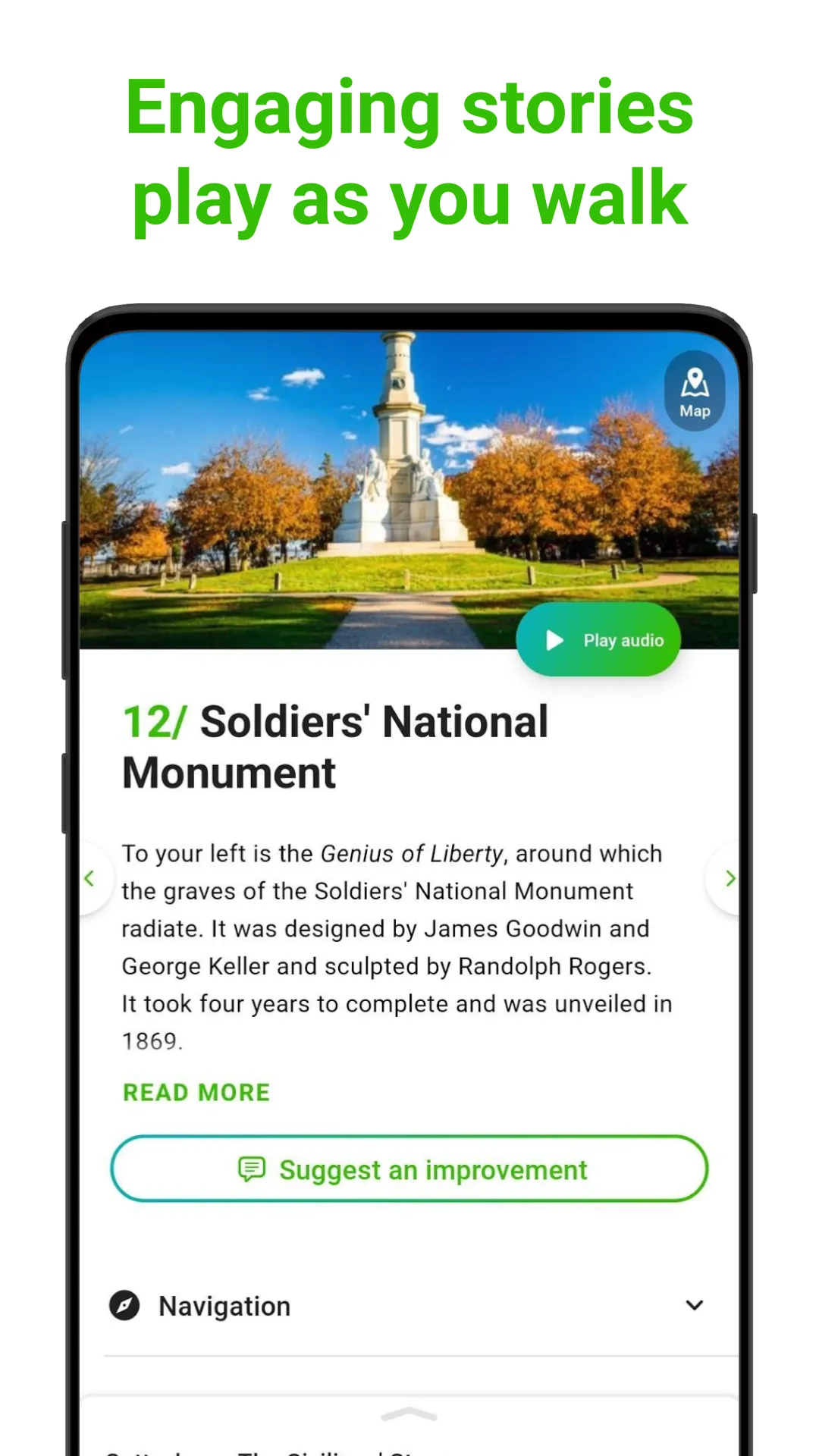 Gettysburg SmartGuide | Indus Appstore | Screenshot