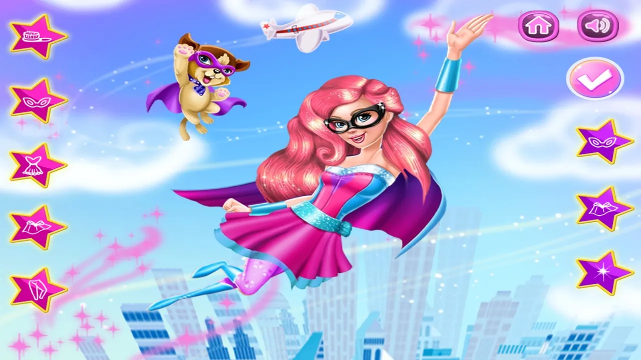 Super Hero Girl Dress Up Game | Indus Appstore | Screenshot