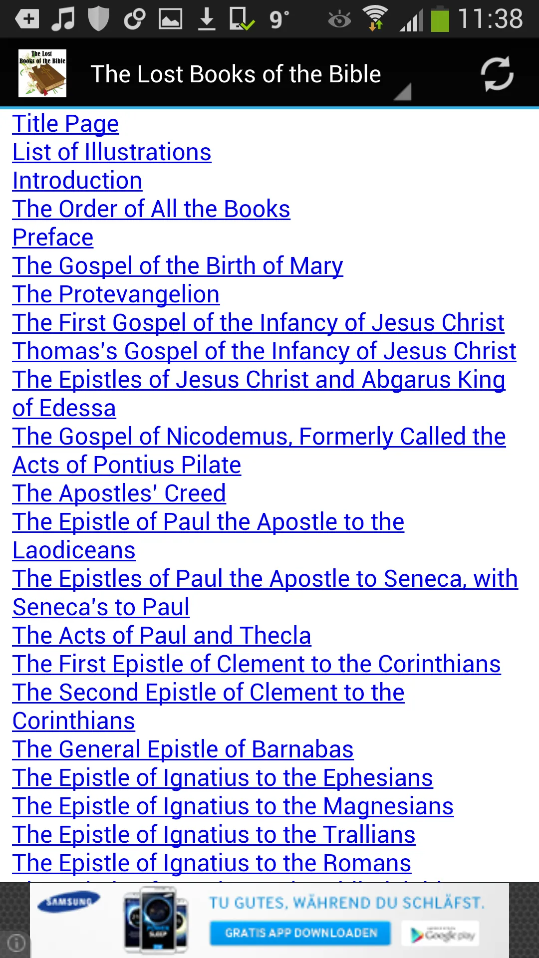 The Lost Books of the Bible | Indus Appstore | Screenshot