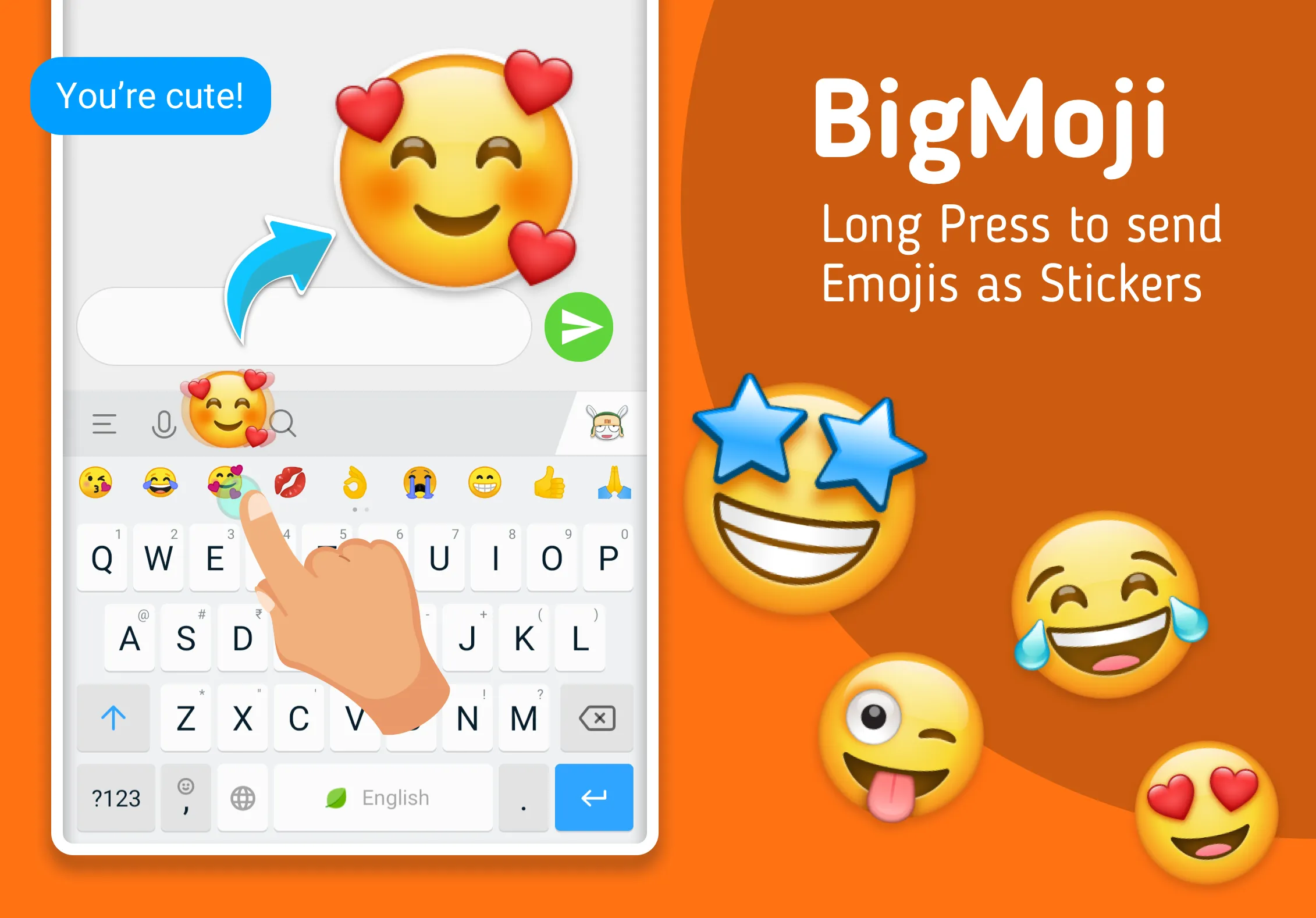 Mint Keyboard:Fonts,Emojis | Indus Appstore | Screenshot