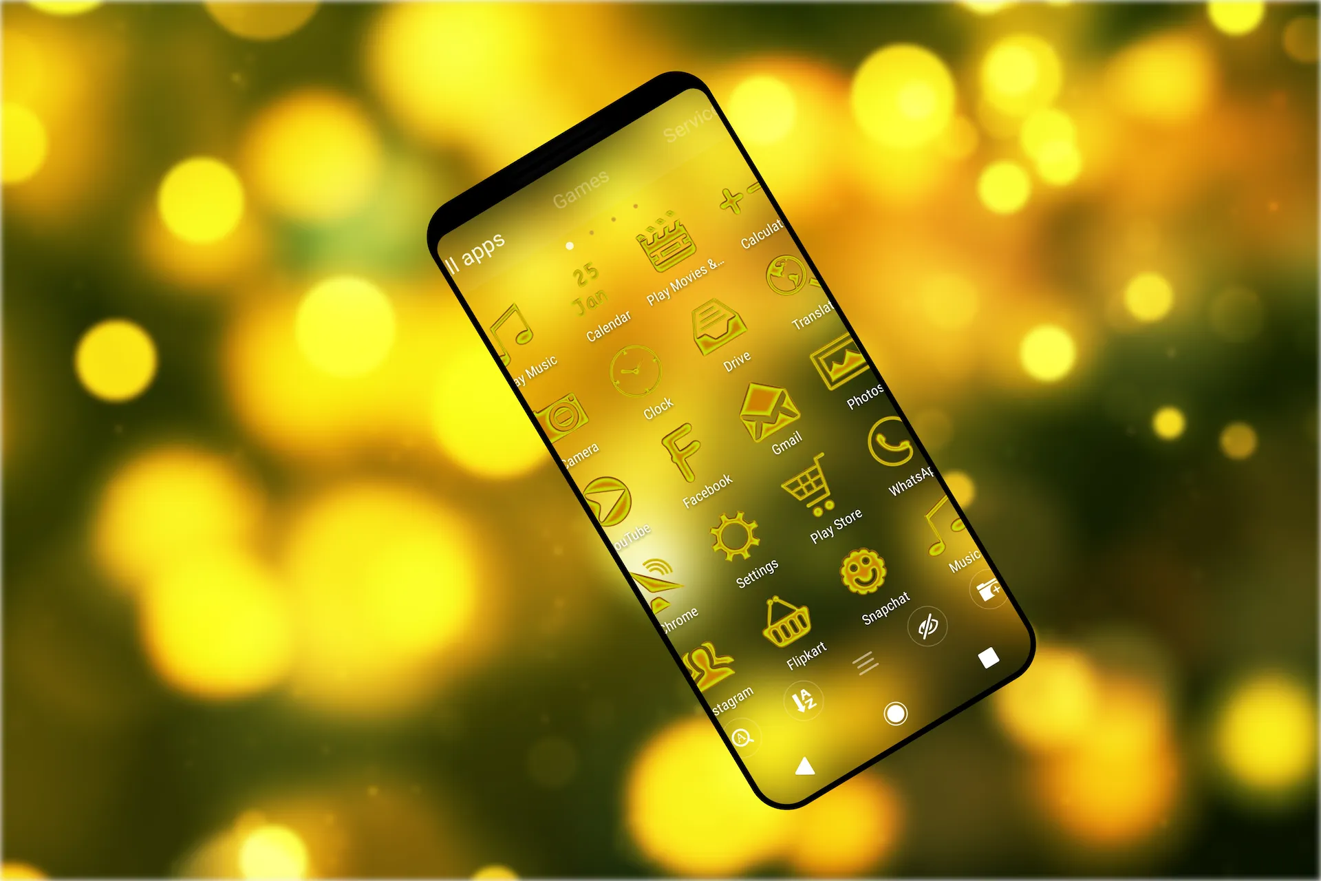 Golden Theme | Indus Appstore | Screenshot