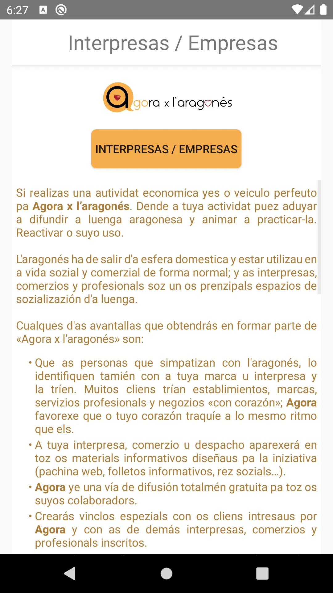 AGORA POR L'ARAGONES | Indus Appstore | Screenshot