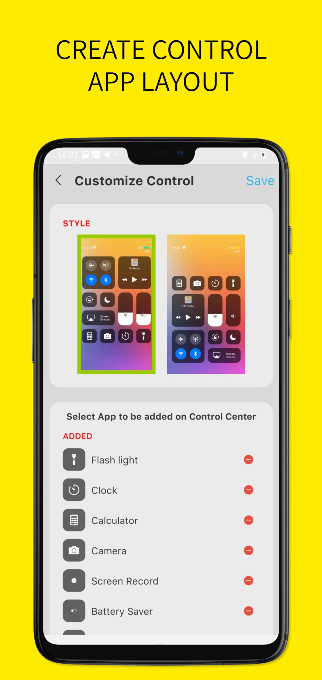 iCenter OS 17: Control-Notify | Indus Appstore | Screenshot