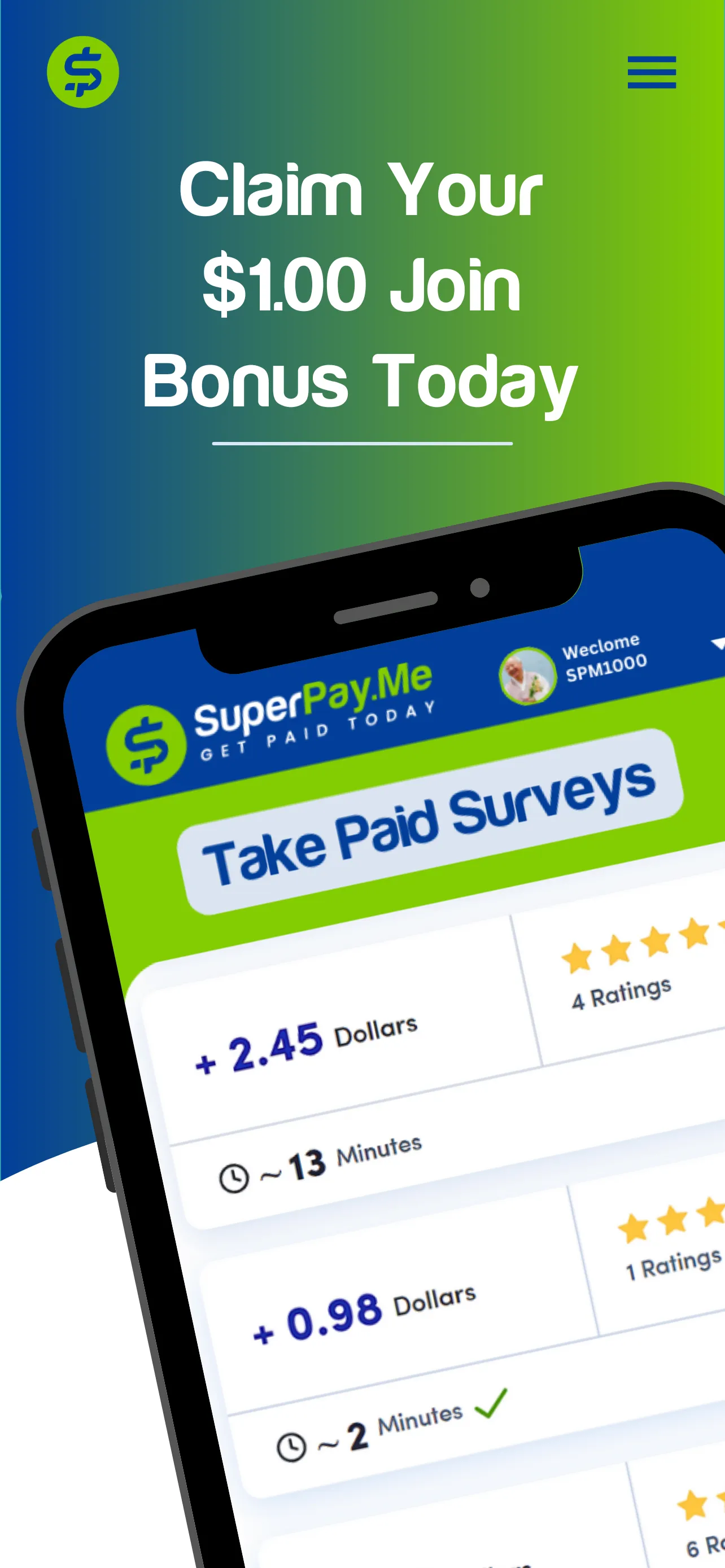 SuperPayMe: Paid Cash Surveys | Indus Appstore | Screenshot