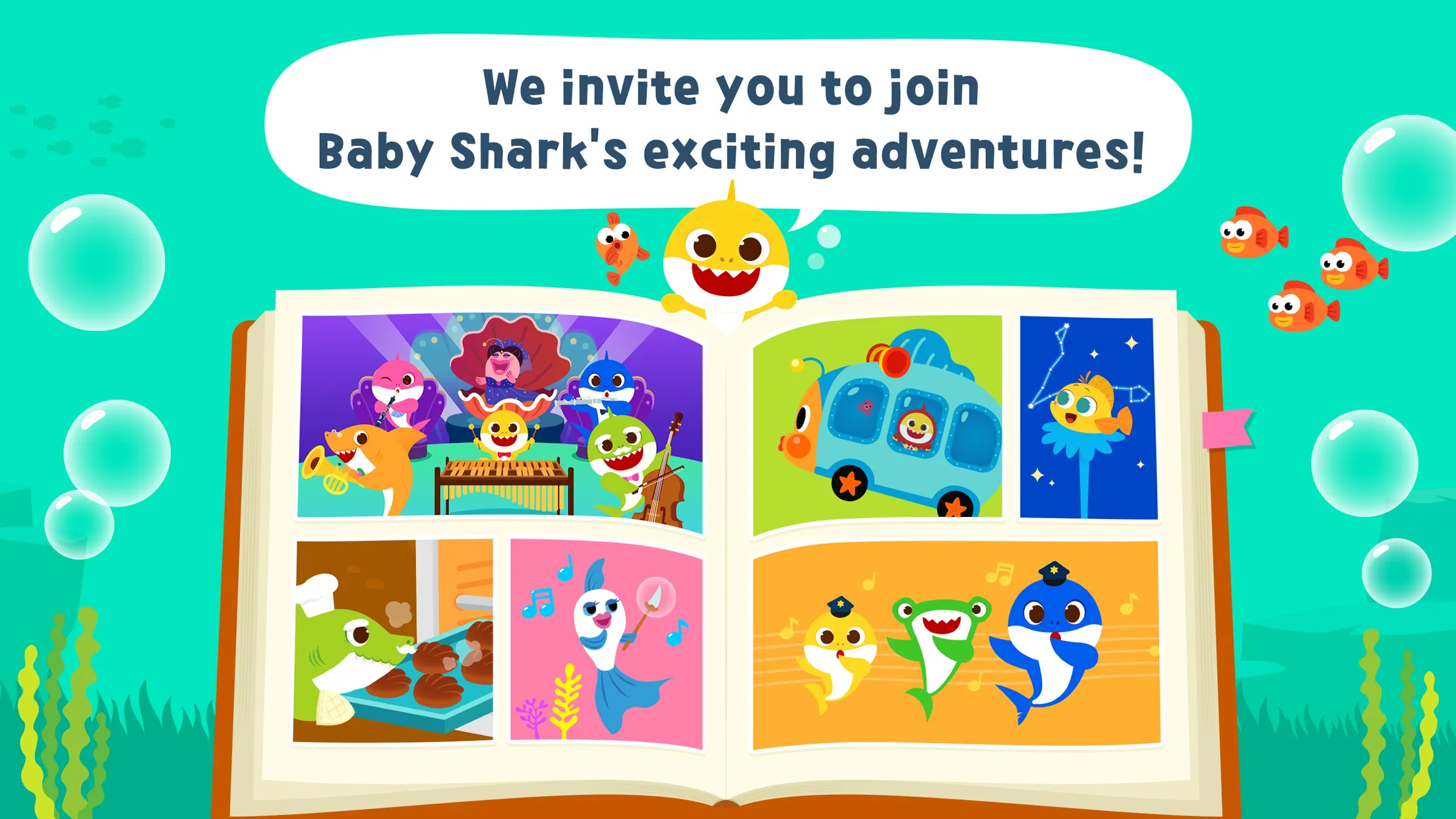 Pinkfong Baby Shark Storybook | Indus Appstore | Screenshot